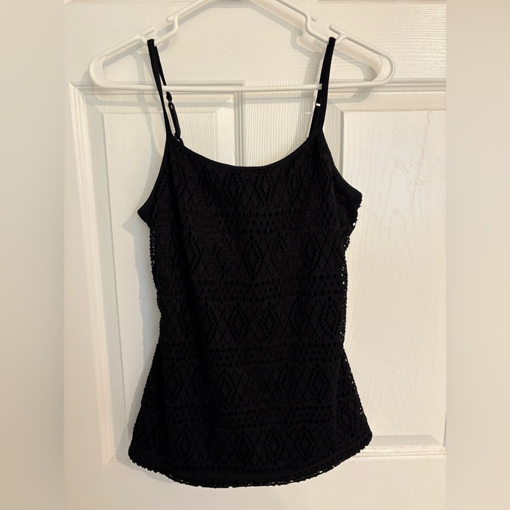 Express Black Lace Camisole Top